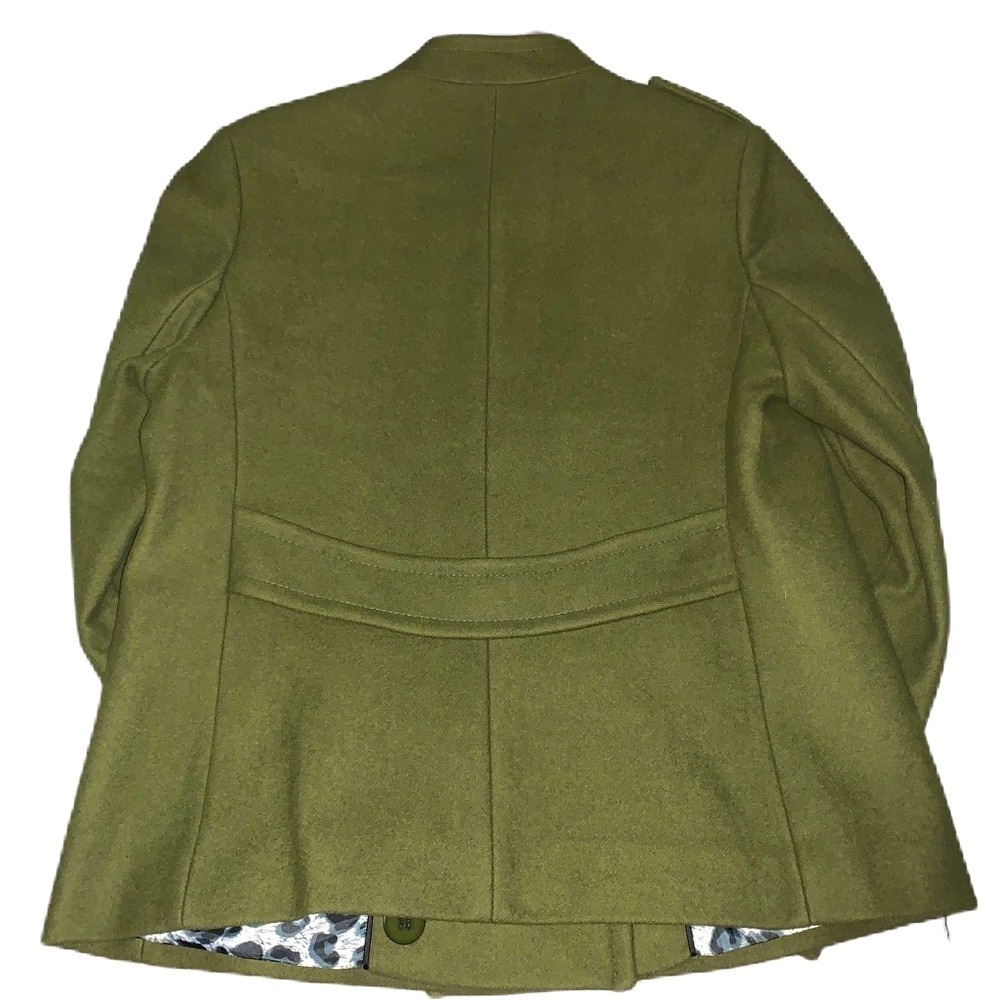 Preston & York Wool Pea Coat Olive Green Size Medium Women Beautiful EUC - Picture 2 of 9